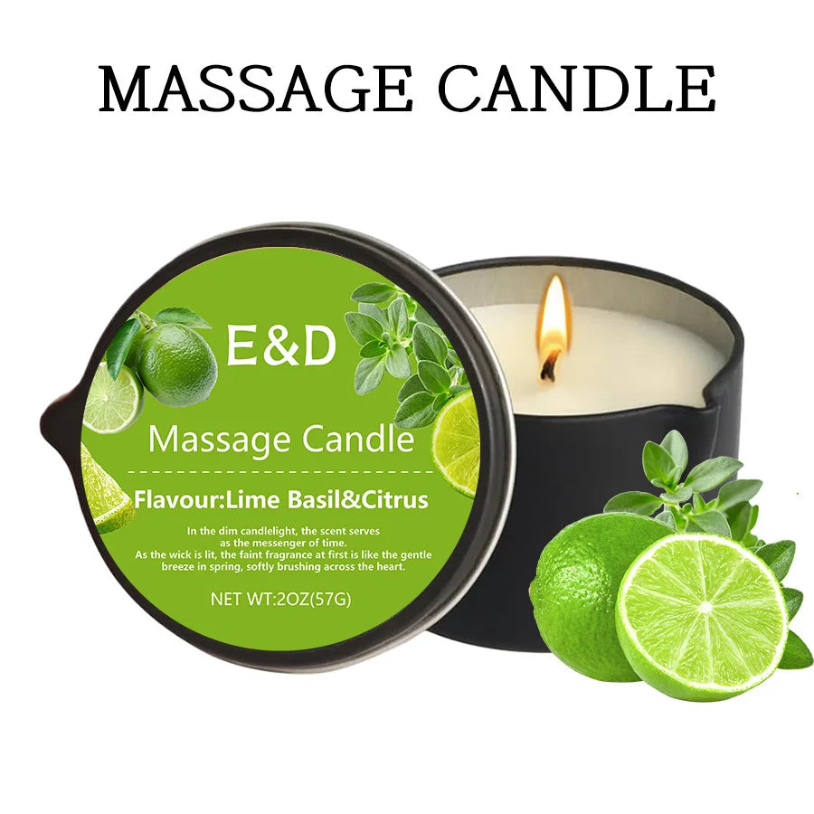 Bougie de Massage Soin & Détente