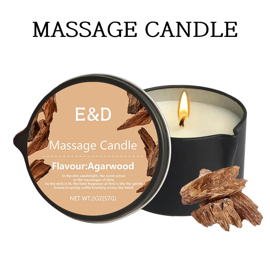 Bougie de Massage Soin & Détente