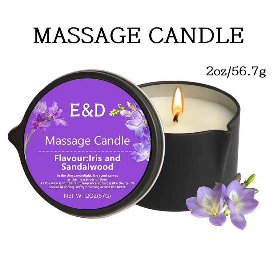 Bougie de Massage Soin & Détente