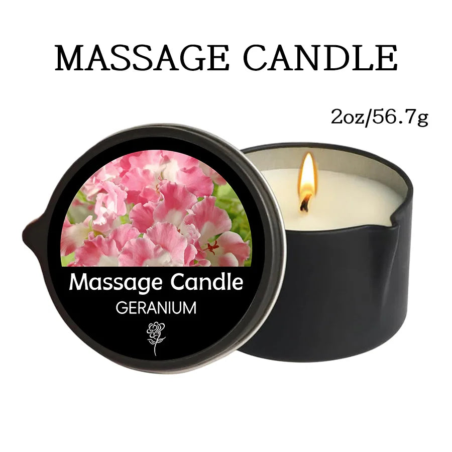 Bougie de Massage Soin & Détente