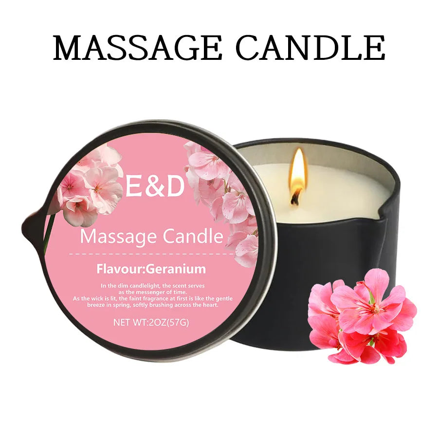 Bougie de Massage Soin & Détente