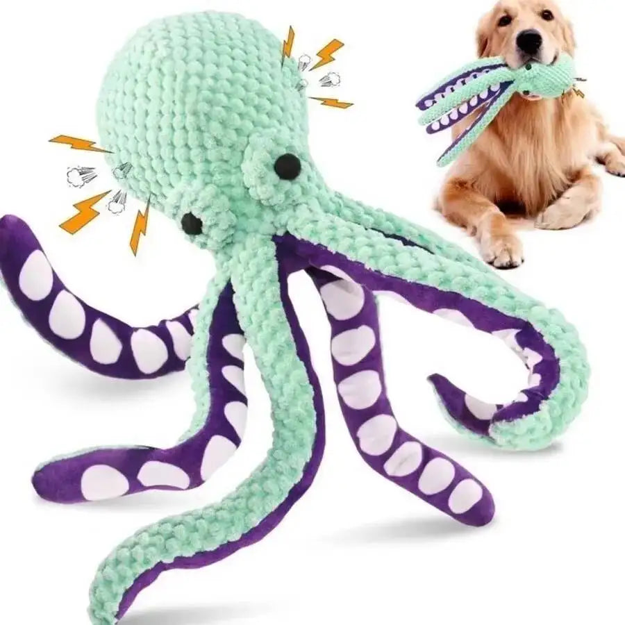 Jouet Peluche pour Chien — Canard, Pieuvre & Amis