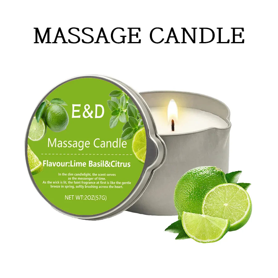 Bougie de Massage Soin & Détente
