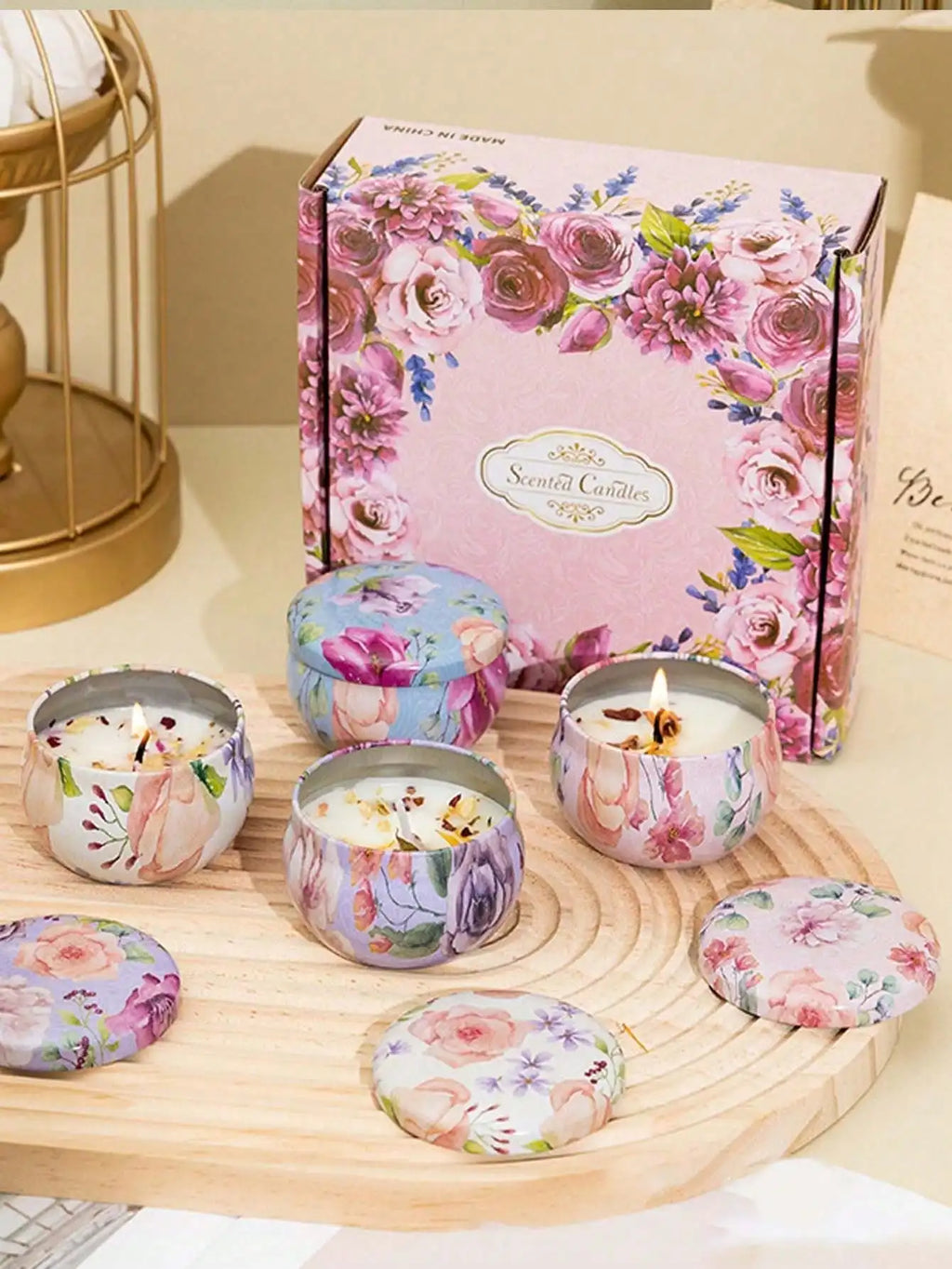 Bougie Parfumée en Cire de Soja